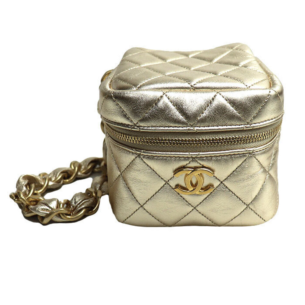 Chanel Clutch Bag Matelasse Chain Gold - Picture 2 of 5